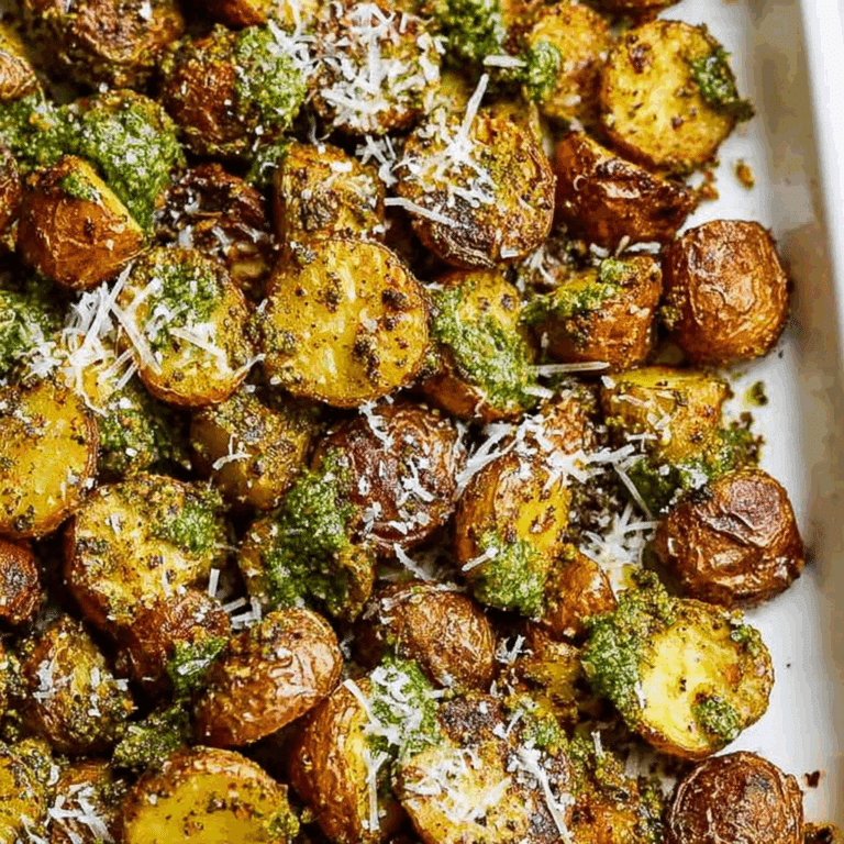Parmesan Pesto Roasted Potatoes