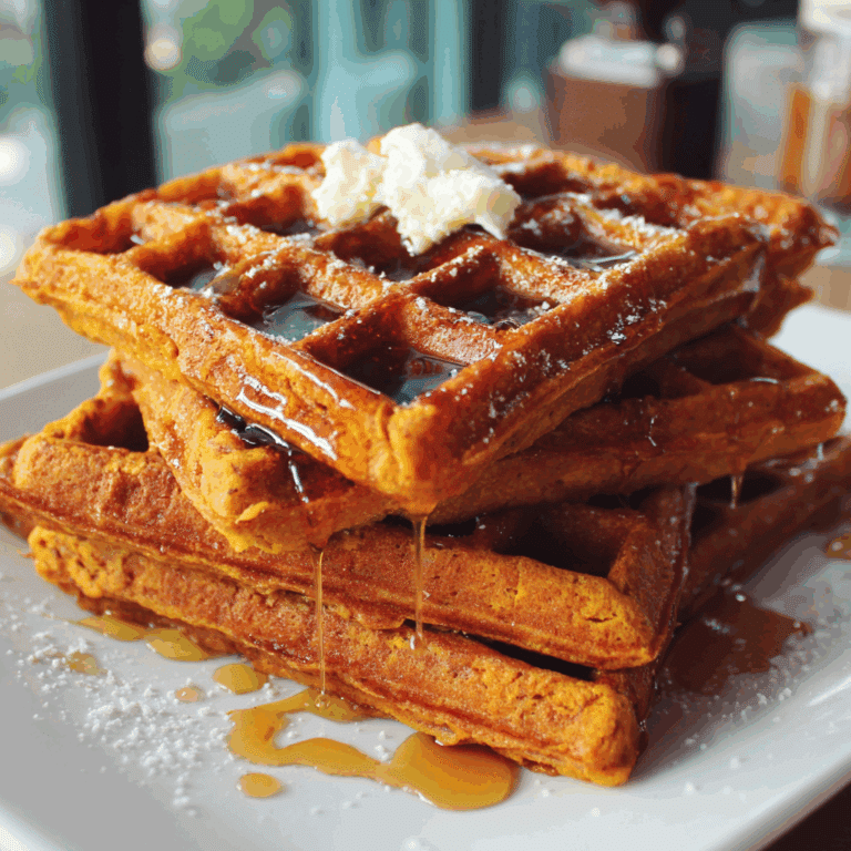 Vegan Sweet Potato Waffles