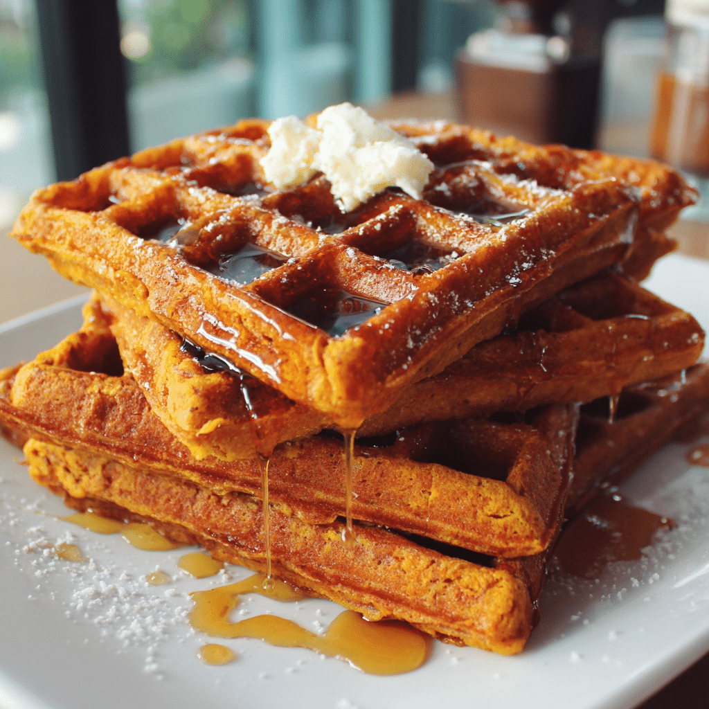 Vegan Sweet Potato Waffles