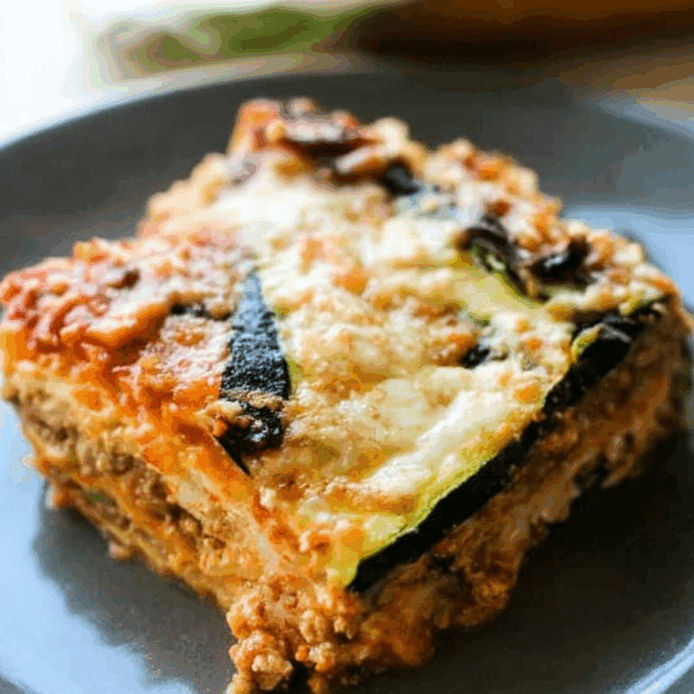 Zucchini Lasagna with Turkey