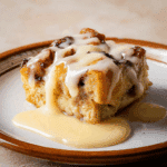 Bread Pudding with Vanilla Custard Sauce