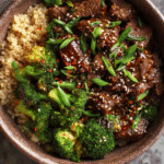 Bulgogi Bowls with Quinoa and Broccoli