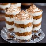 Eggless Tiramisu Trifle Cups
