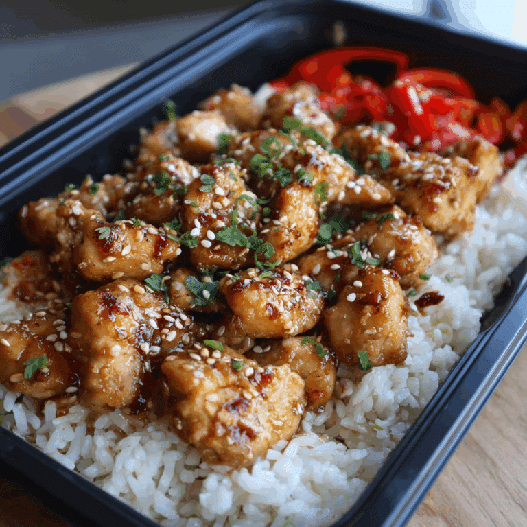 Honey Garlic Chicken Meal Prep