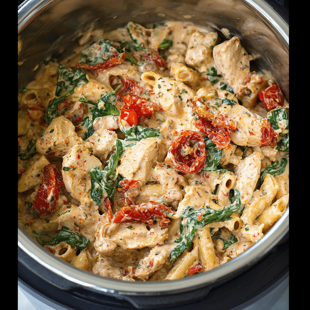Instant Pot Creamy Tuscan Chicken