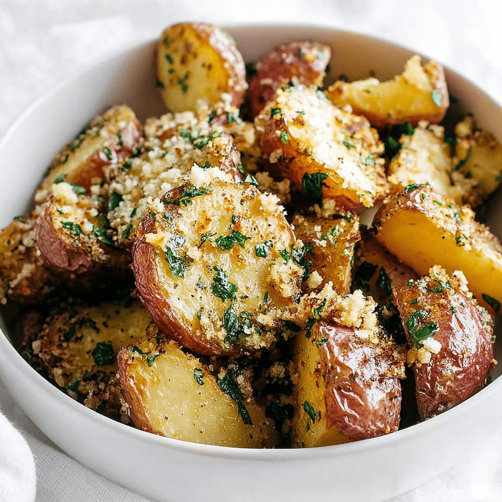 Parmesan Potatoes with Garlic & Herbs
