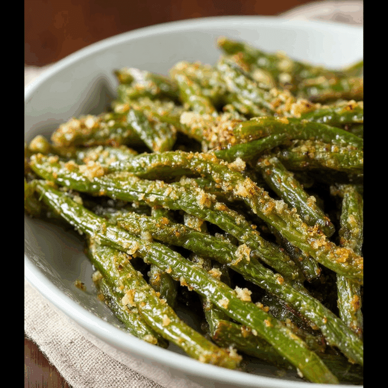 Parmesan Roasted Green Beans