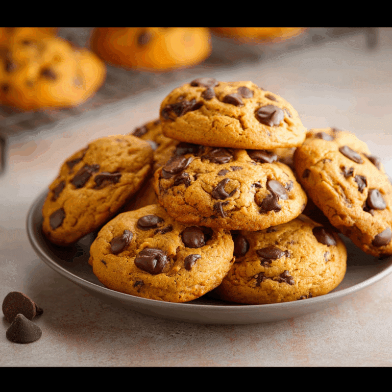 Pumpkin Chocolate Chip Cookies