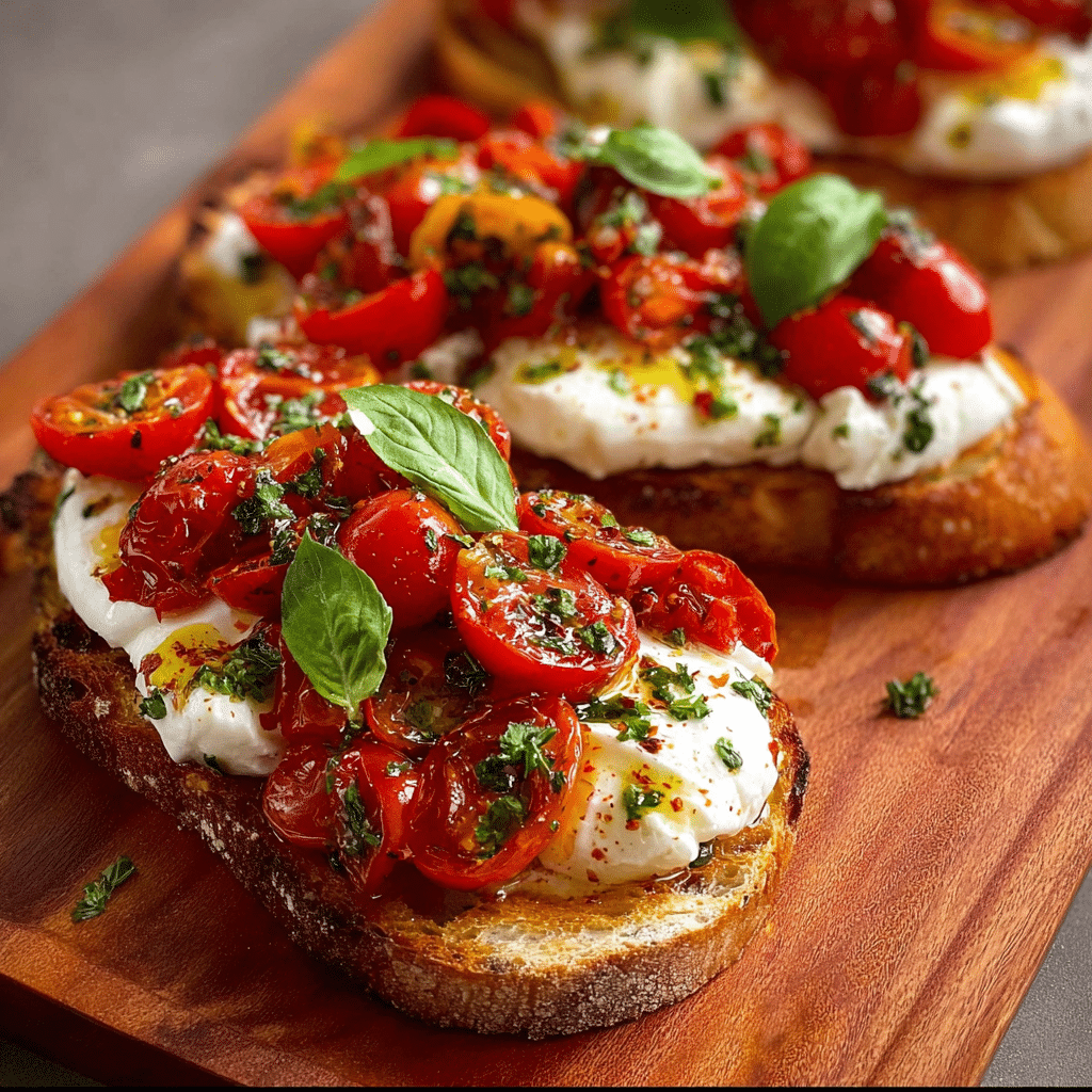 Burrata Bruschetta