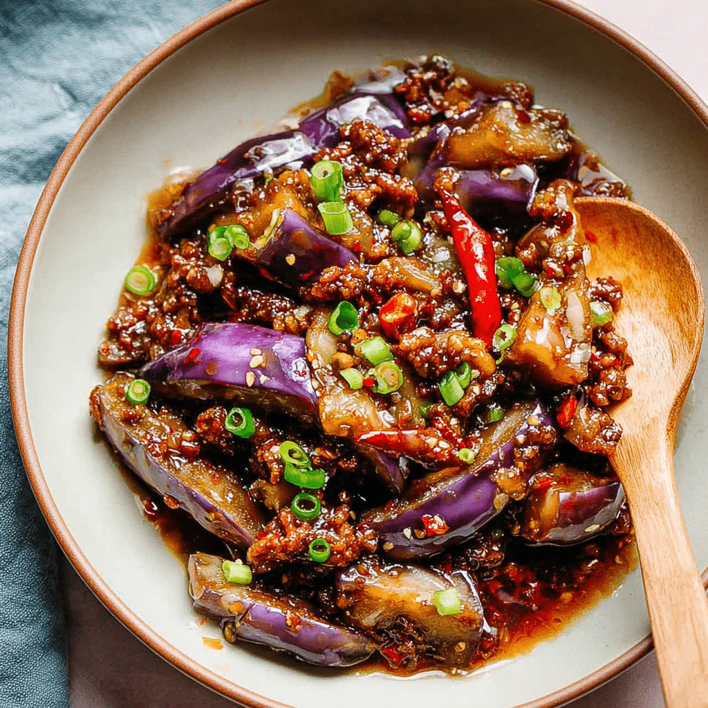 Chinese Eggplant with Garlic Sauce