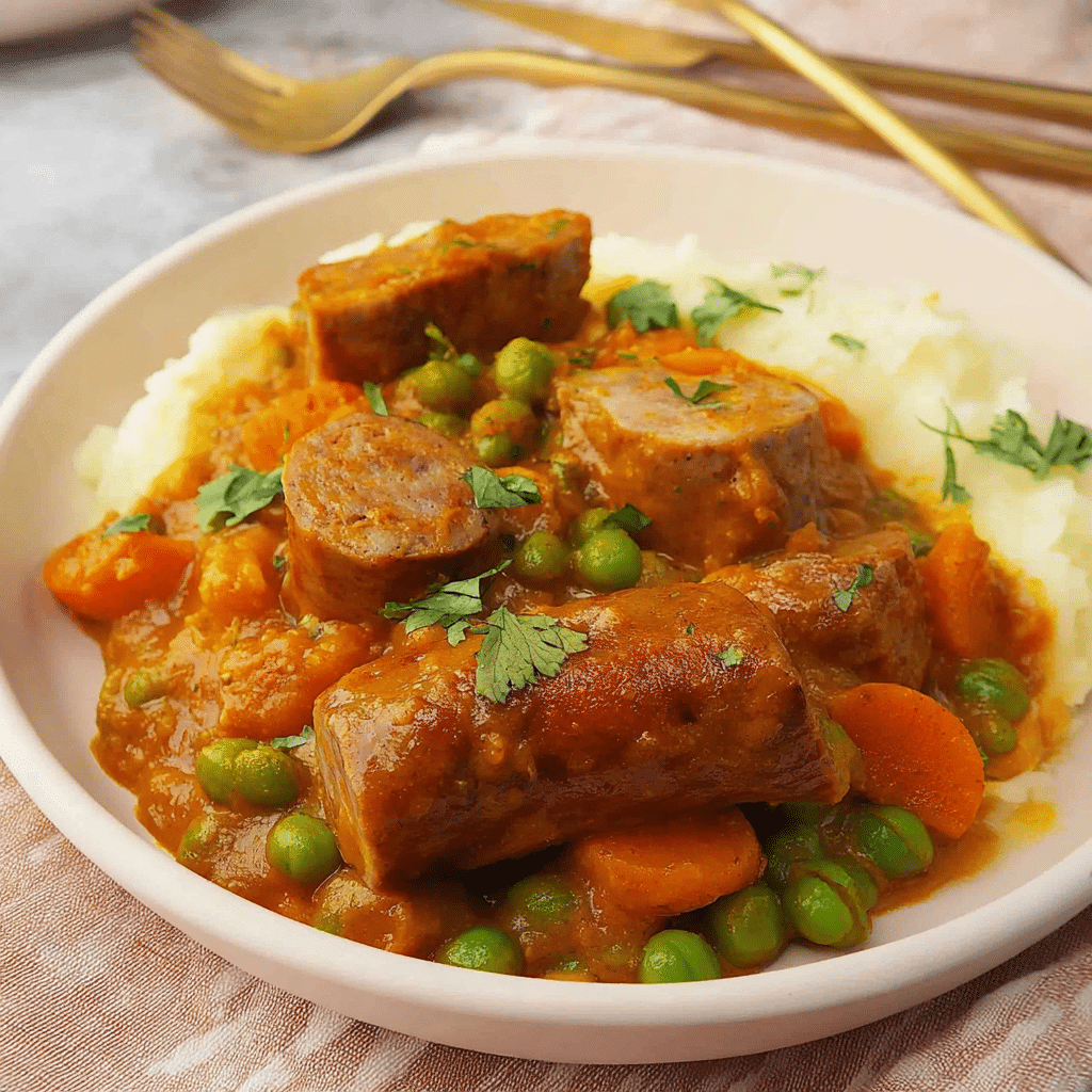 Curried Sausages
