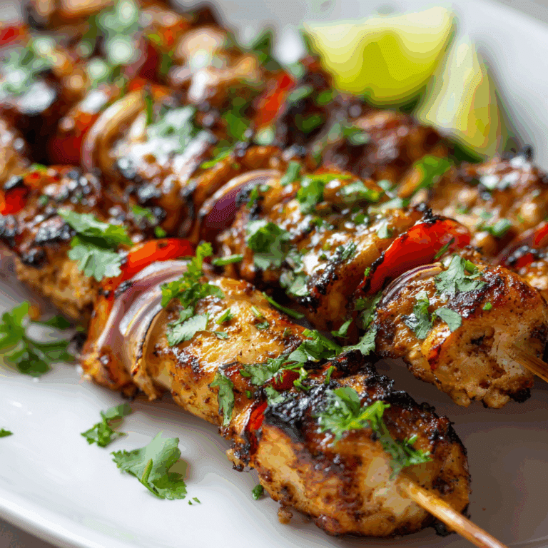 Grilled Thai Coconut Chicken Skewers