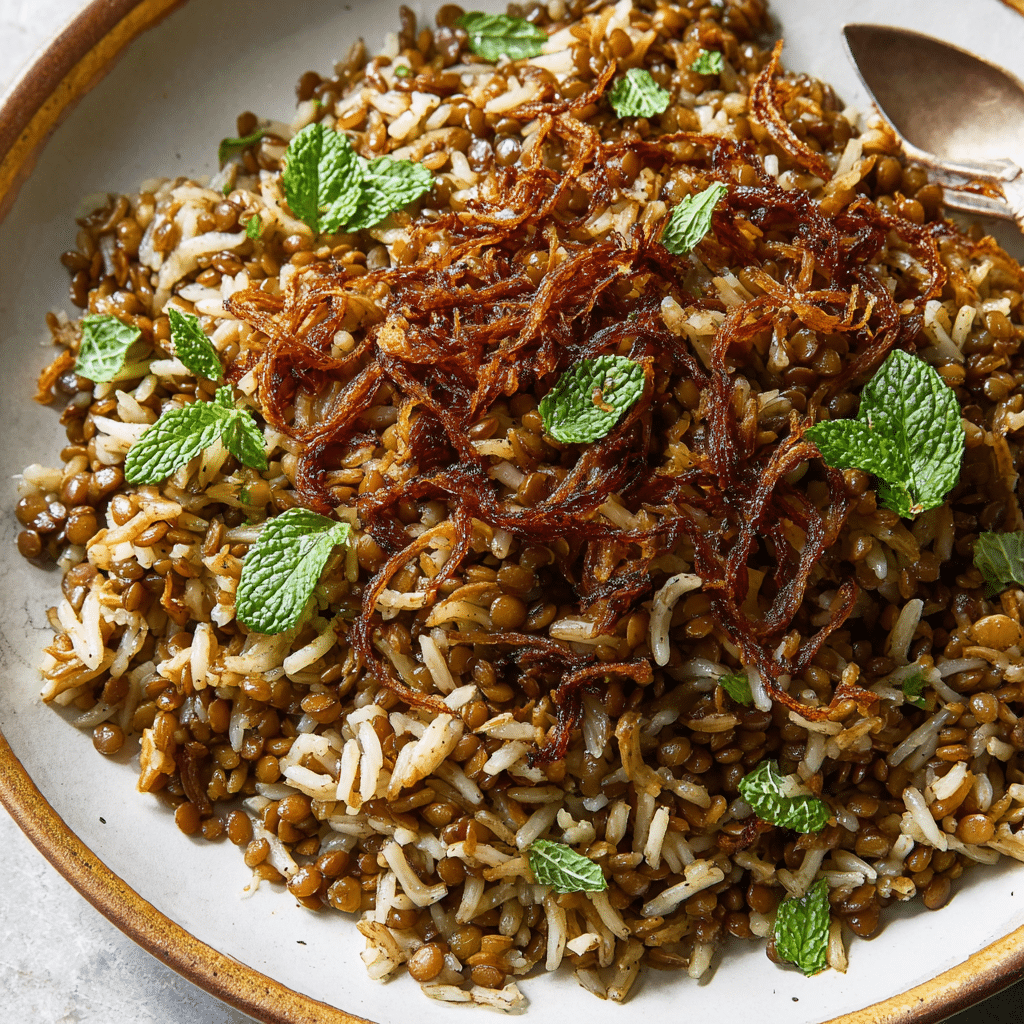 Mujadara Lentils and Rice