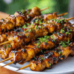 Puerto Rican Chicken Skewers