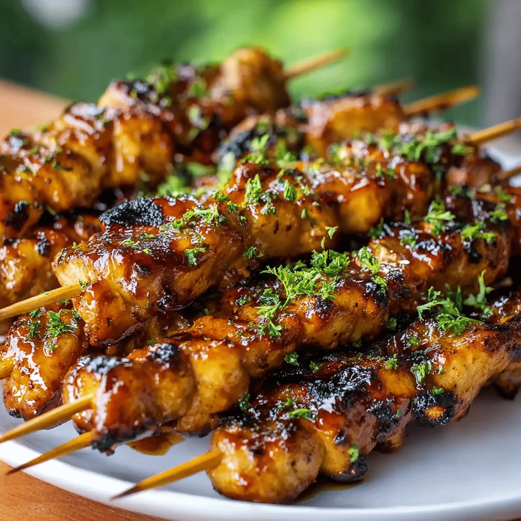 Puerto Rican Chicken Skewers