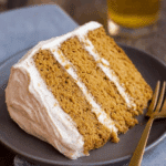 Pumpkin Cake with Cinnamon Cream Cheese Frosting