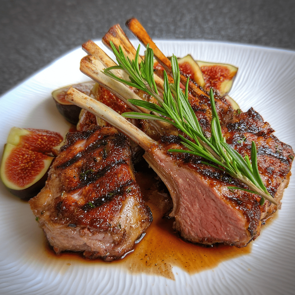 Rack of Lamb with Figs
