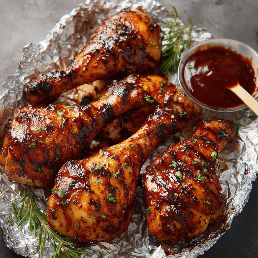 Sweet Barbecue Chicken Legs